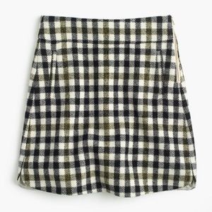 NWOT J Crew Mini Skirt in Oxford Check 10